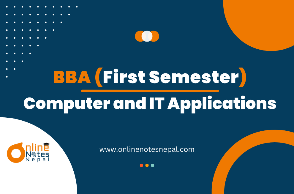 Computer and IT Applications - First Semester (BBA) Photo